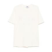 Herre Logo Print Hvid T-shirt