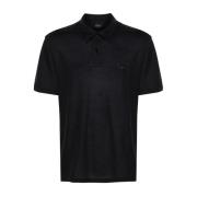 Midnight Blue Broderet Logo Polo