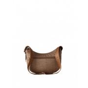 Lille Beige/Brunt Luna Taske