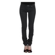 Mørkegrøn Slim Fit Jeans