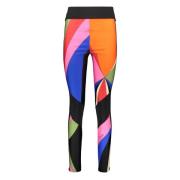 Grafisk Print Elastiske Leggings