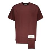 Bomuld T-shirt med Front Print