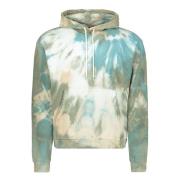 Tie Dye Bomuld Hoodie