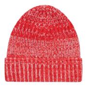 Kashmir Ribstrikket Beanie Hat