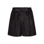 Silke Tailored Shorts med Elastisk Talje