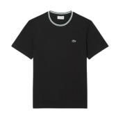 Sort Ringer Tee Shirt