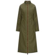 Eco Fur Trench Coat