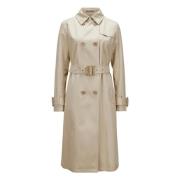 Dobbelt Bryst Trenchcoat