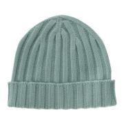 Kashmir Ribstrikket Beanie Hat