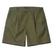 Grøn Bomuld Bermuda Shorts Regular Fit