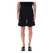 Sort Uld Gabardine Bred Ben Shorts