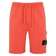 Røde bomuld Bermuda shorts