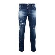 Mænds Knapp Jeans