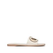 Ivory Sandaler VLogo Signature Slip-On Stil