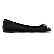 Sort Patent Læder Ballet Flats