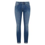 Denim Skinny Jeans med Stretch Bomuld