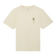 Bomuld T-shirt Ivory Polo Stil