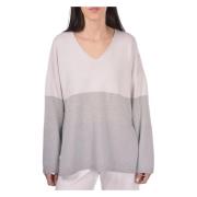 Afslappet Strik Pullover Sweater