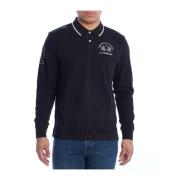 Langærmet poloshirt