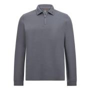 B TECH Half-Zip Sweatshirt i en bomuldsblanding