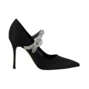 Silke Satin Juvelspænde Stiletto Pumps