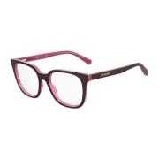 Burgundy Acetatrammer Briller