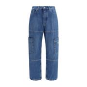 Cargo Jeans med sidelommer