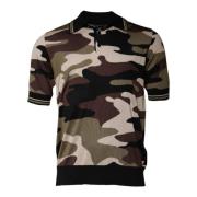 Silke Camo Polo T-shirt