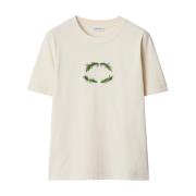 Naturligt Logo Blomst T-shirt