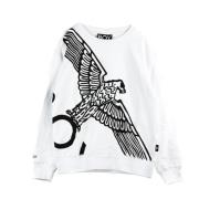 Ørn Crewneck Sweatshirt Hvid/Sort