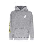 Kul Mineral Vask Hoodie med X-nerm Print