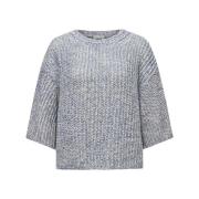 Chunky Strik Kortærmet Sweater