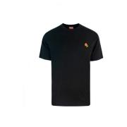 Sorte T-shirts og Polos med Broderi