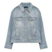 Denim Jakke til Stilfuldt Look