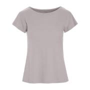 Ribstrik T-shirt Opal Grey