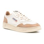 Suede Læder Sneakers Beige