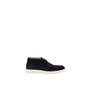 Suede Slip-On Loafers med Kontrasterende Sål