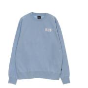 Lysblå Herre Crewneck Sweatshirt