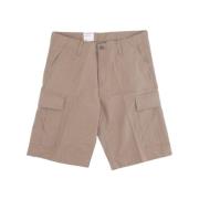 Læder Rinset Cargo Shorts