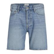 Lys Blå Denim Casual Shorts