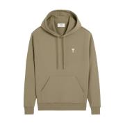 Hjerte Hoodie i Beige