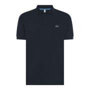 Blå Polo Shirts Kortærmet