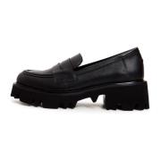 Chunky Platform Loafers - Sort