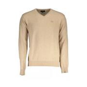 Beige Uld Pullover til Mnd