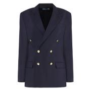 Uld Dobbeltbrystet Blazer