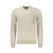 Elegant Sweater med kontrastdetaljer