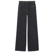 Midnight Blue Wide-Leg Jeans