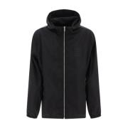 Sort Windbreaker Jakke