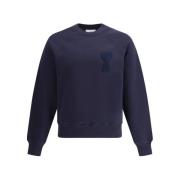 Broderet Logo Sweatshirt med Raglan Skuldre