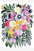 Plakat Urja Loose Floral Watercolor Bouquet